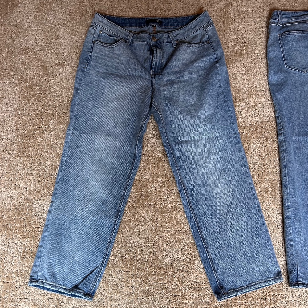 Two pair of 1822 size 14 straight leg jeans